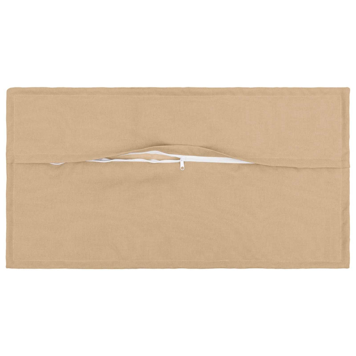 Pude med pude HOUTEN 6 stk. Cremefarvet Faux Linned