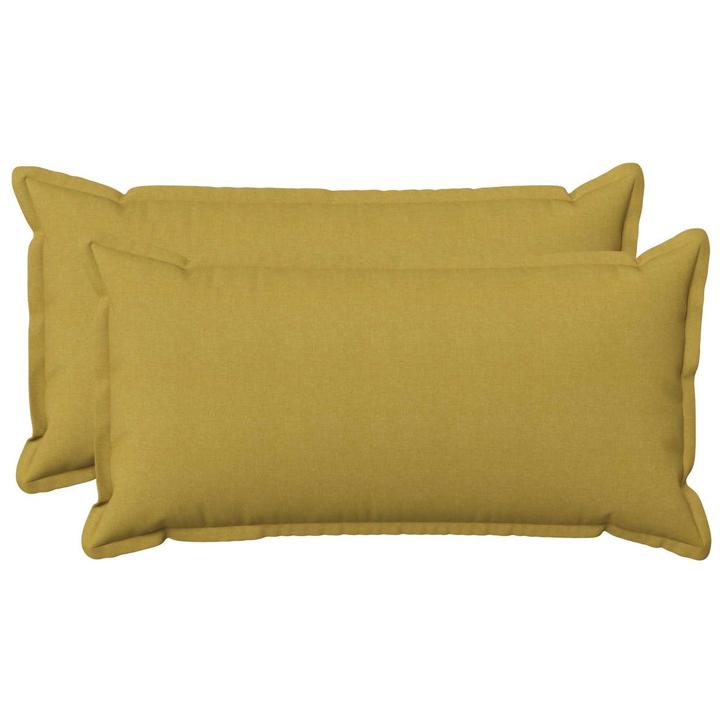 Pude med pude HOUTEN 2 stk. Lys grøn Faux Linned