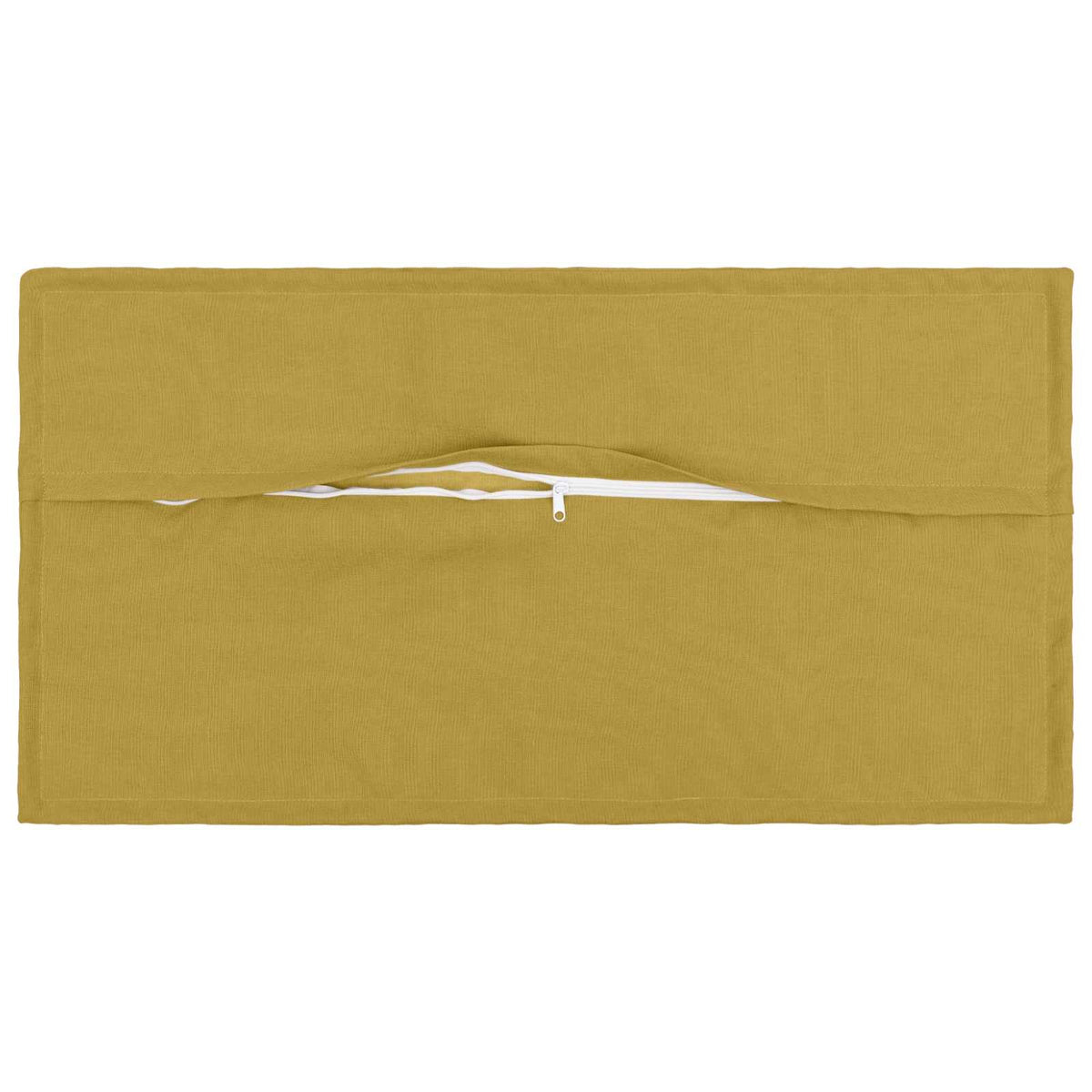 Pude med pude HOUTEN 6 stk. Lys grøn Faux Linned