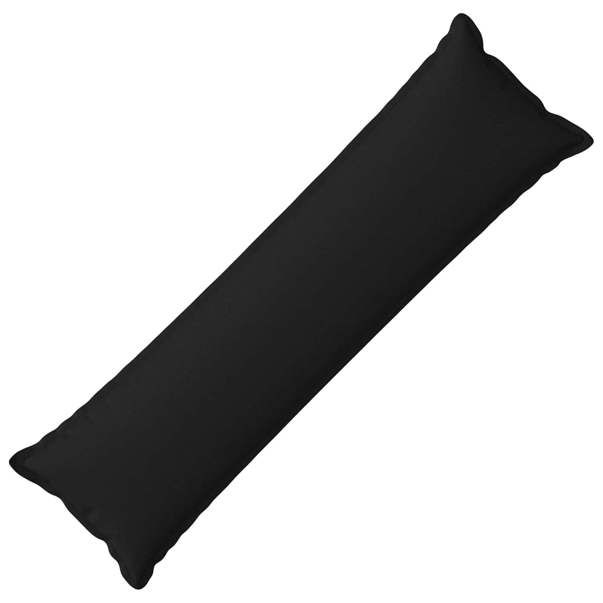 Pude med pude HOUTEN Sort 40 x 145 cm Faux Linned