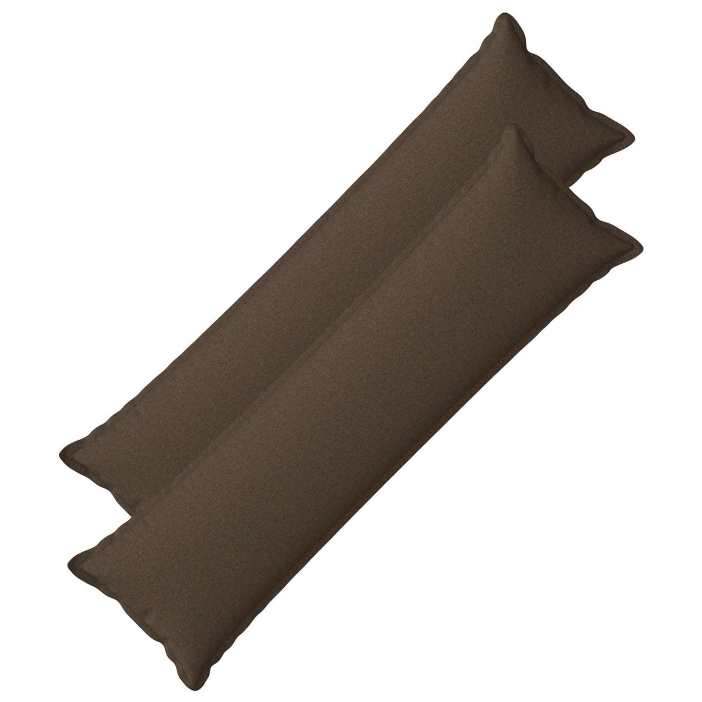 Pude med pude HOUTEN 2 stk. Gråbrun Faux Linned