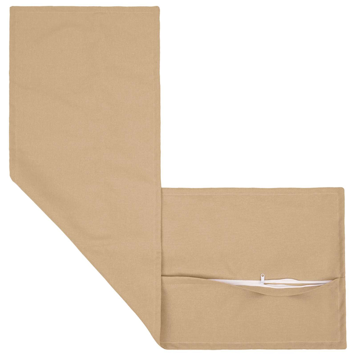 Pude med pude HOUTEN Cremefarvet 40 x 145 cm Faux Linned