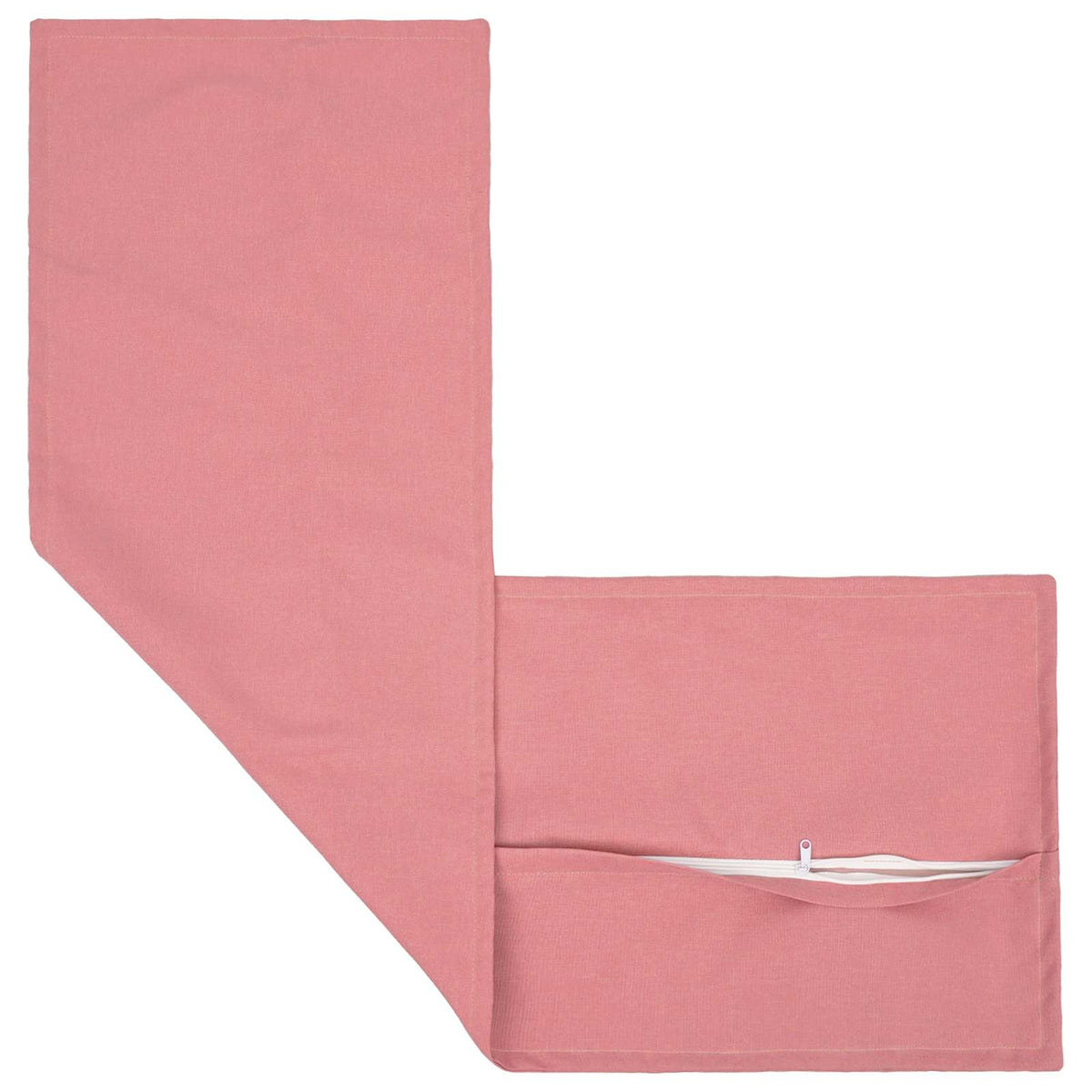Pude med pude HOUTEN Lyserød 40 x 145 cm Faux Linned