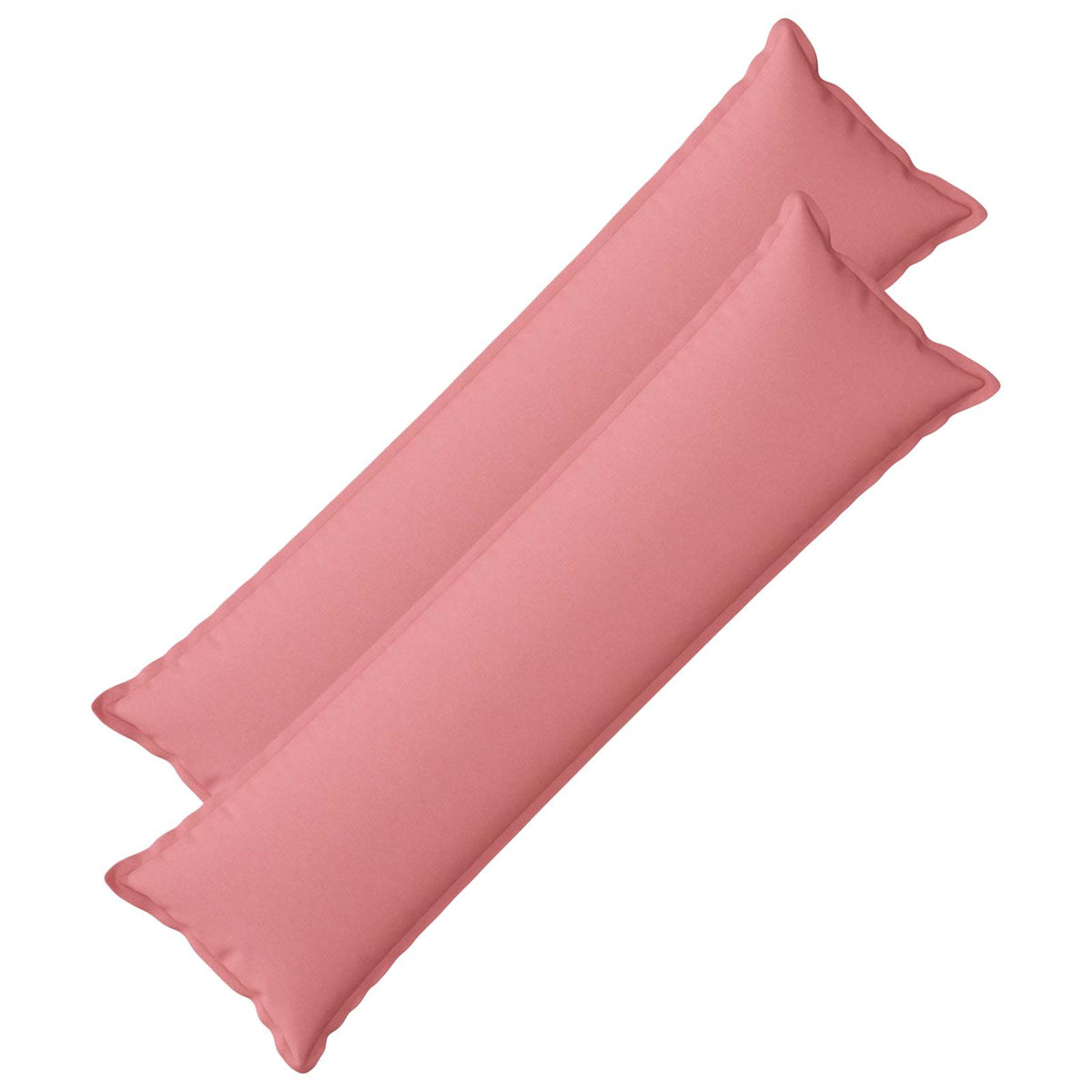 Pude med pude HOUTEN 2 stk. Lyserød Faux Linned