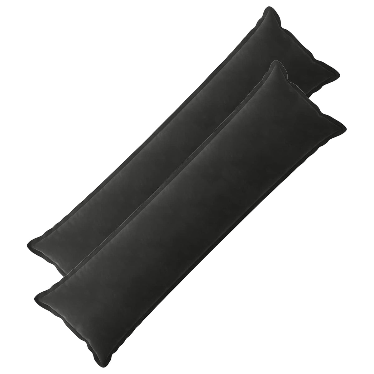 Pude med pude HOUTEN 2 stk. Sort Fløjl