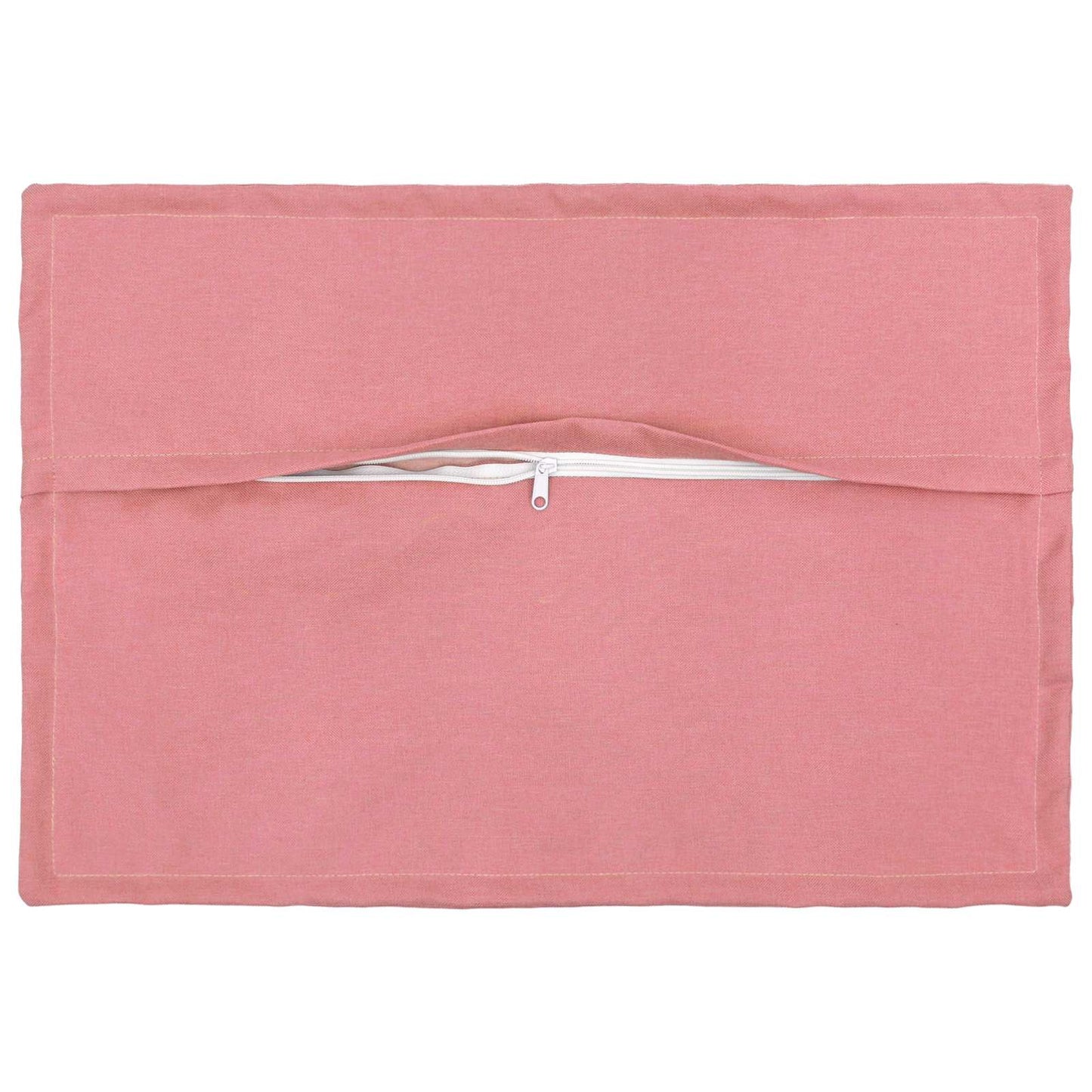 Pude med pude HOUTEN 2 stk. Lyserød Faux Linned