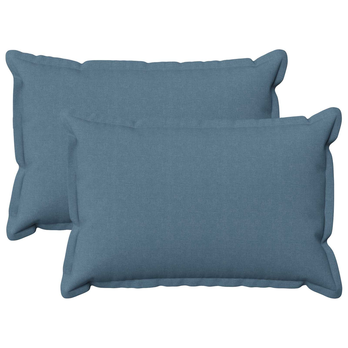 Pude med pude HOUTEN 2 stk. Jeans blå Faux Linned