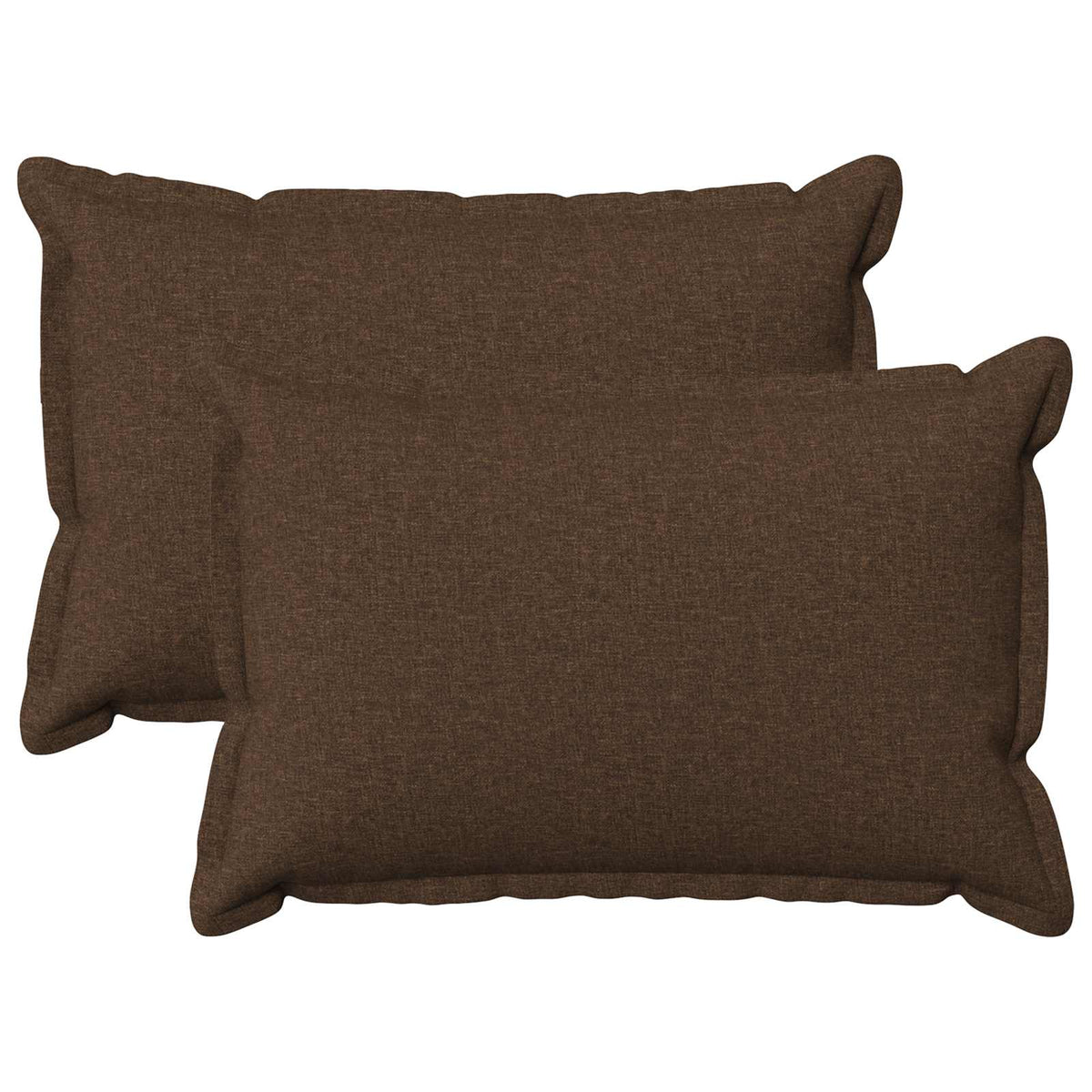 Pude med pude HOUTEN 2 stk. Brun Faux Linned
