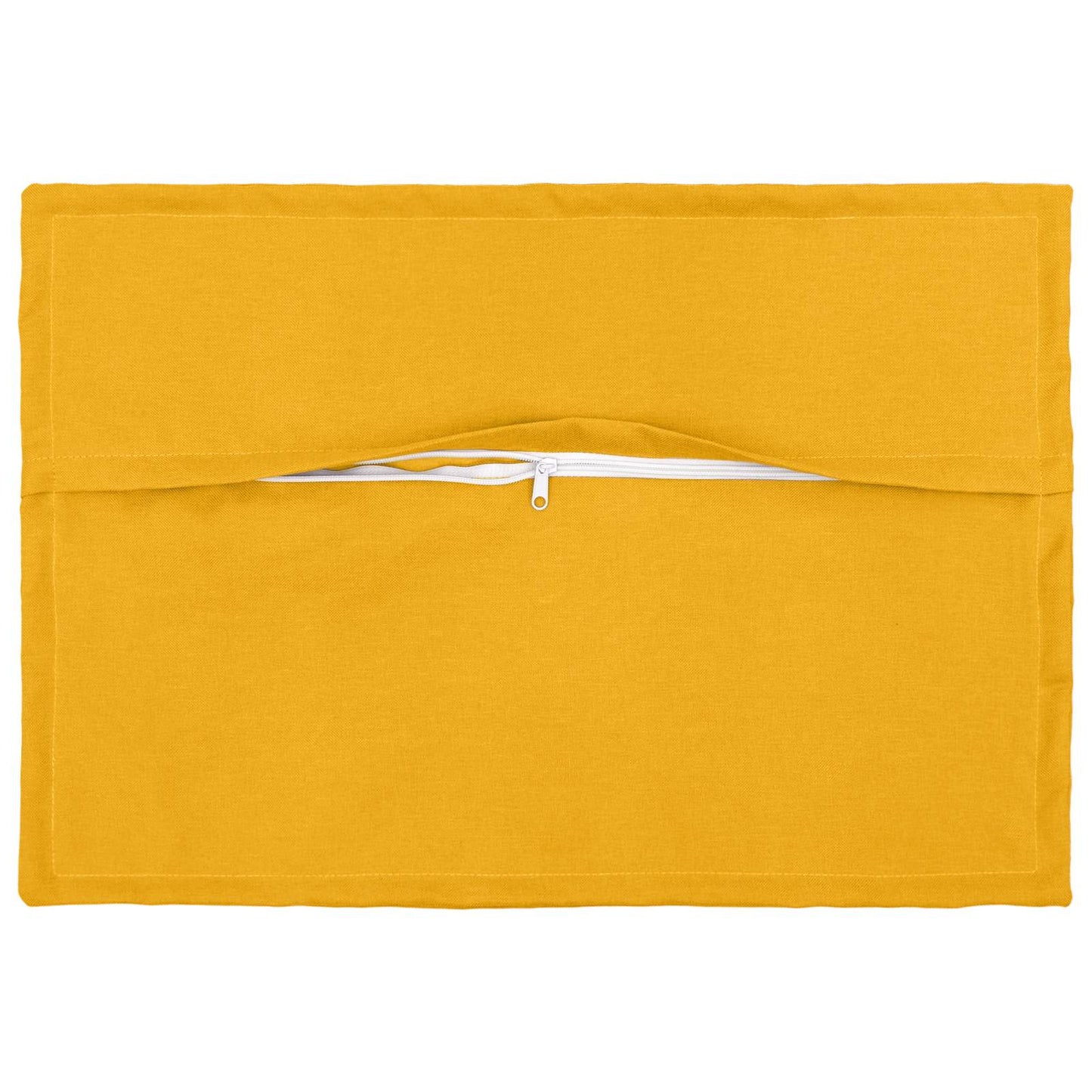 Pude med pude HOUTEN 2 stk. Lys Gul Faux Linned