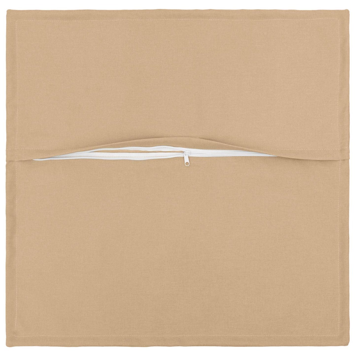 Pude med pude HOUTEN 2 stk. Cremefarvet Faux Linned