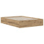 Sengestel med opbevaring Artisan-eg 140 x 190 cm