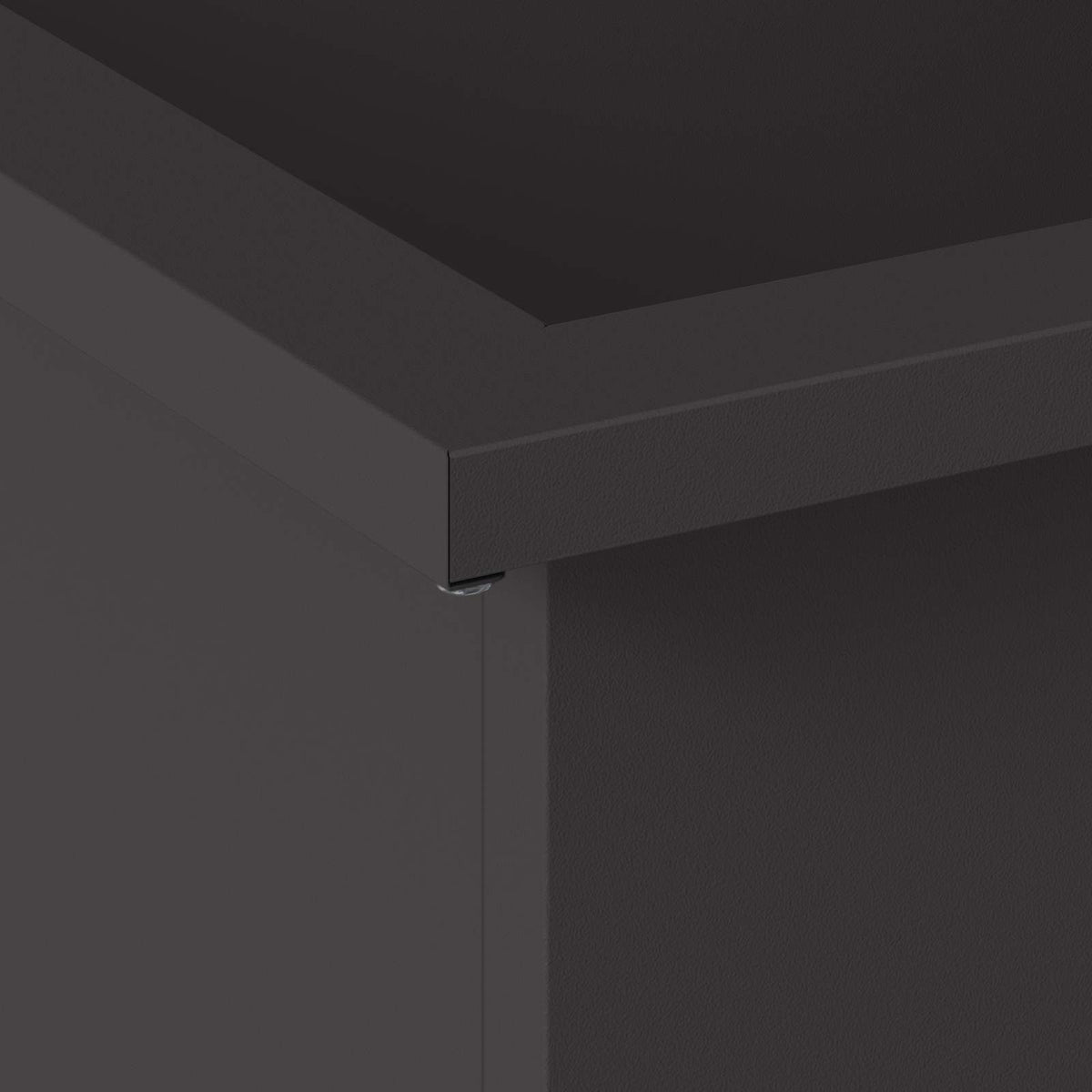 Plantekasse med LED 2 stk. Sort 30 × 100 × 30 cm Stål
