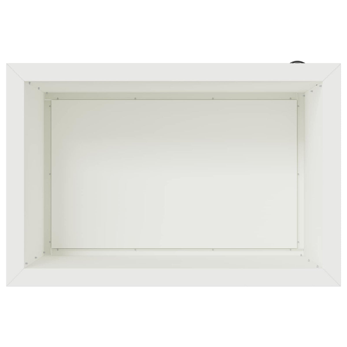 Plantekasse med LED Hvid 40 x 60 x 40 cm Stål