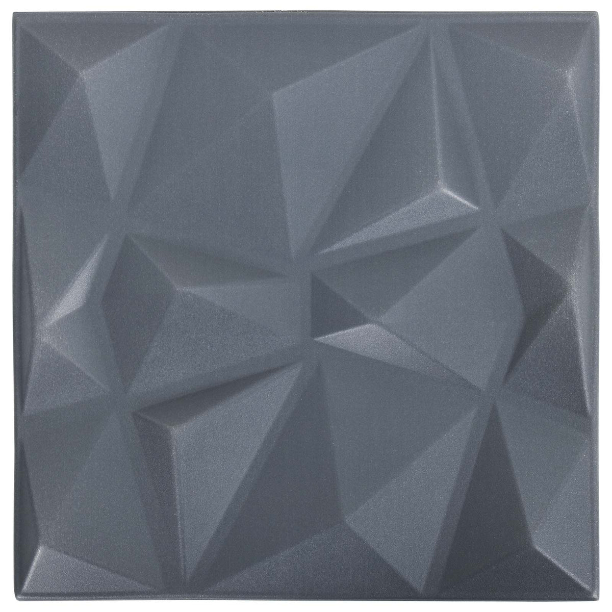 Vægpaneler 24 stk. 50 x 50 cm Diamond Grå XPS Skum