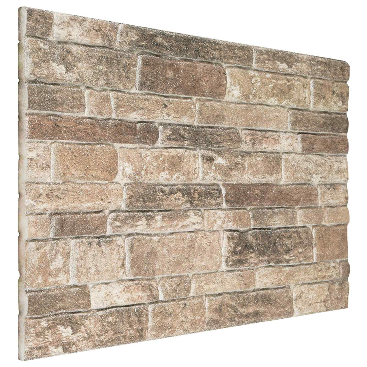 Vægpaneler 10 stk. 100 x 50 cm Flerfarvet EPS Skum