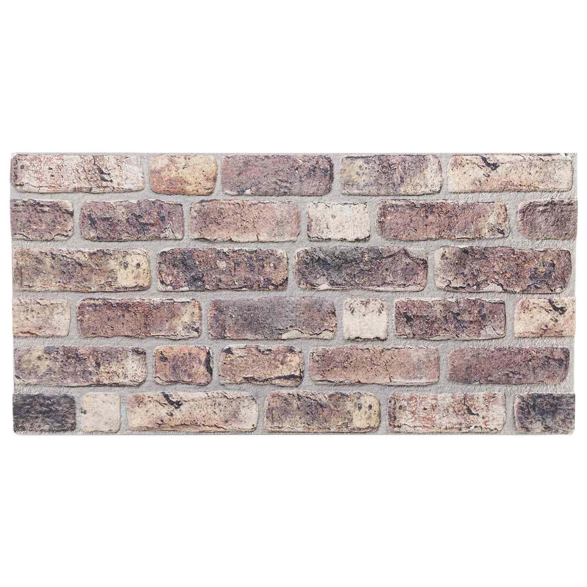Vægpaneler 10 stk. 100 x 50 cm Mørk Brun EPS Skum