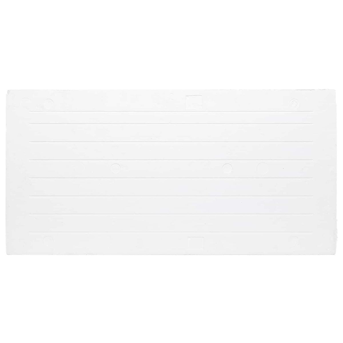 Vægpaneler 10 stk. 100 x 50 cm Rød og Hvid EPS Skum