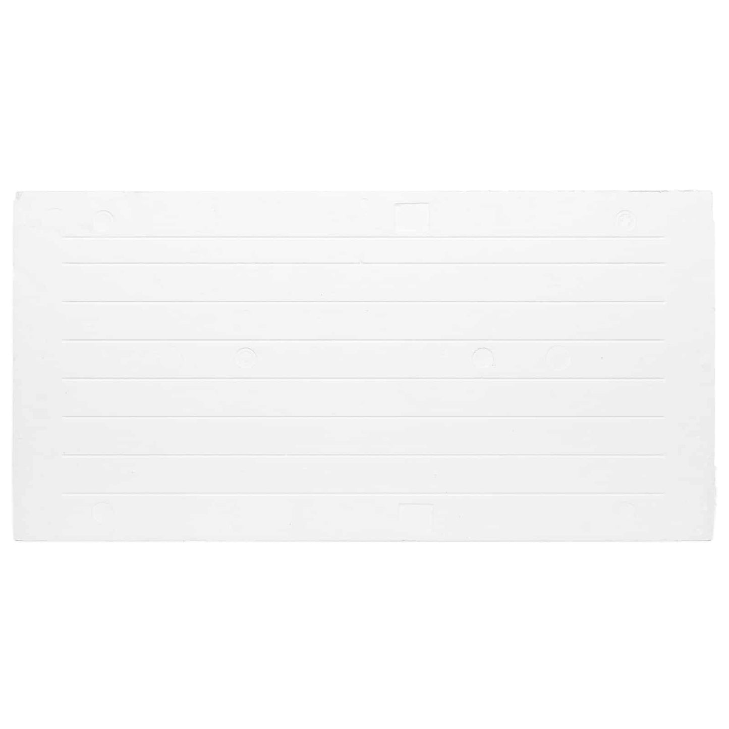 Vægpaneler 10 stk. 100 x 50 cm Lys Grå og Hvid EPS Skum