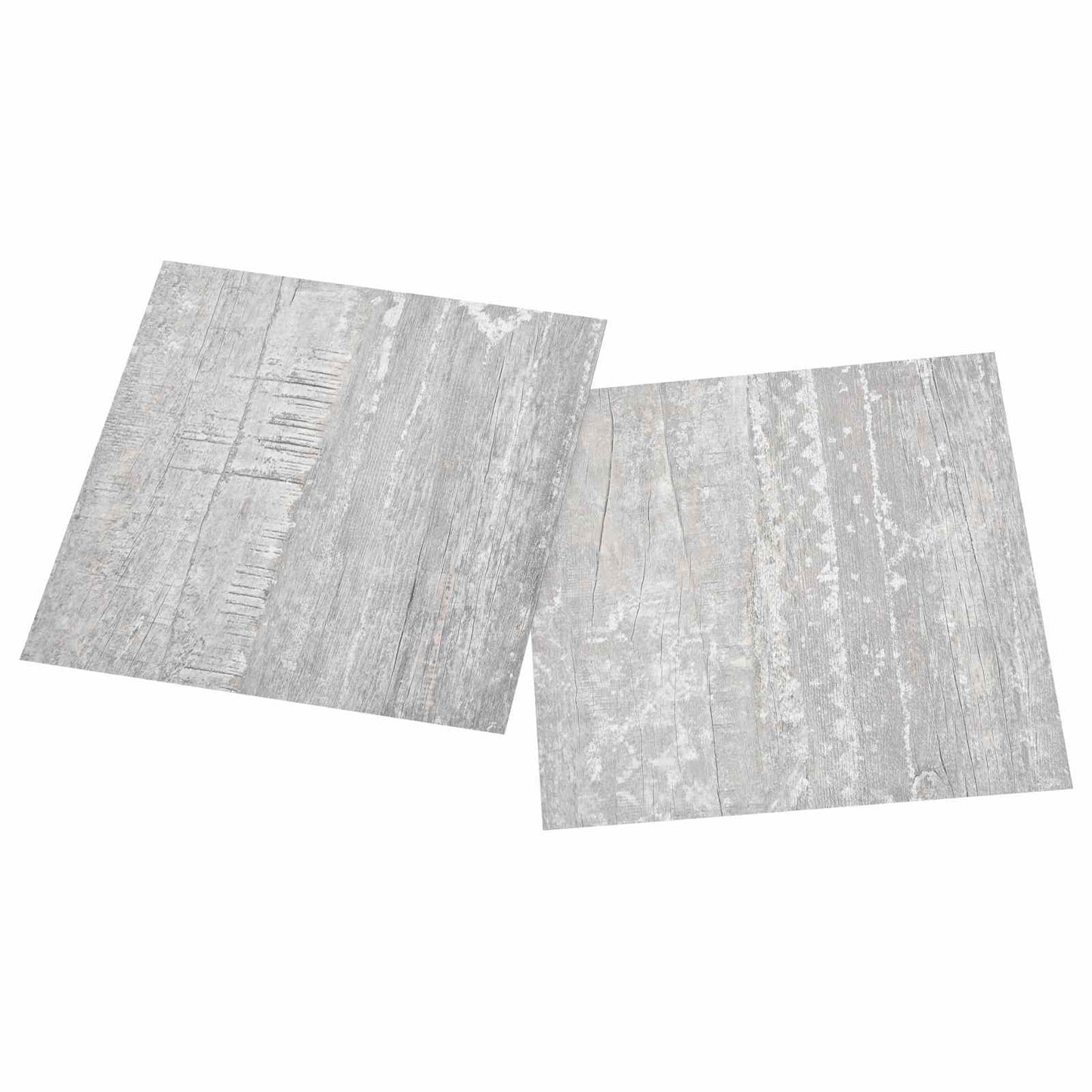 Selvklæbende Gulvplanker Grå 30,5 x 30,5 cm 20 stk. PVC