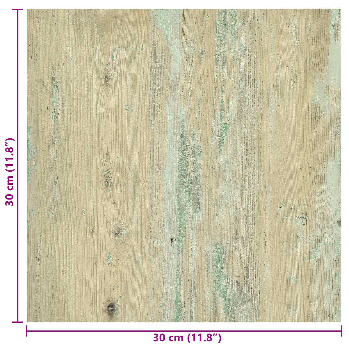 Selvklæbende Gulvplanker Lys Brun 30,5 x 30,5 cm 20 stk. PVC