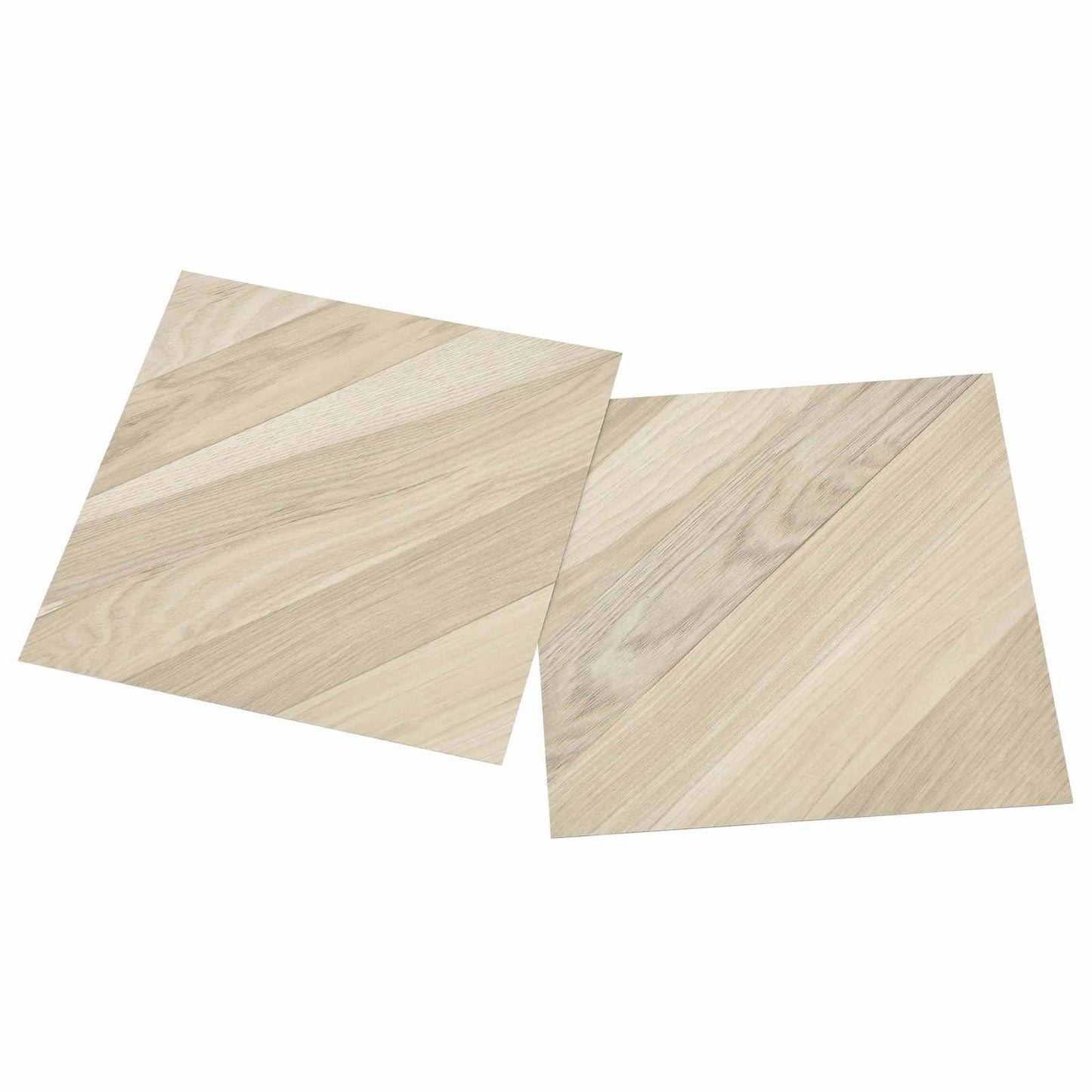 Selvklæbende Gulvplanker Beige Stribet 30,5 x 30,5 cm 20 stk.