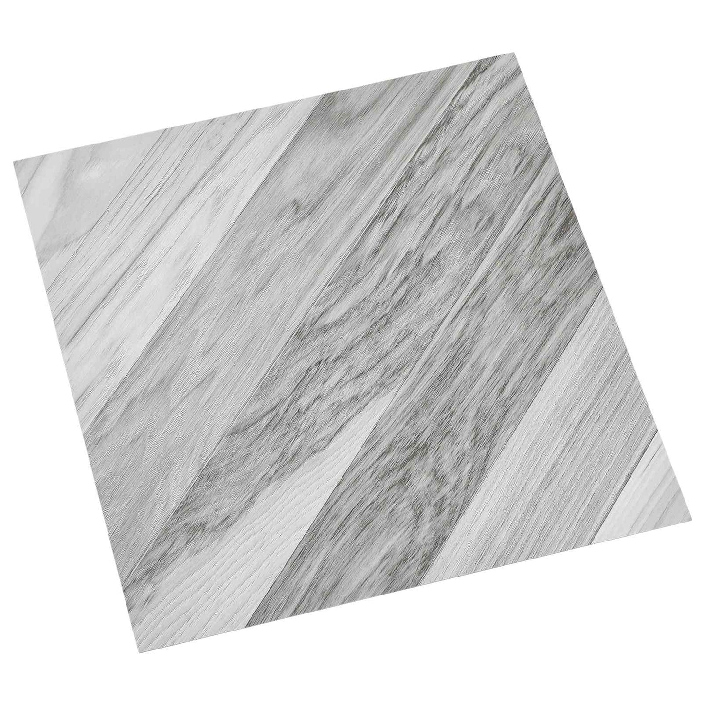 Selvklæbende Gulvplanker Grå Stribet 30,5 x 30,5 cm 20 stk. PVC