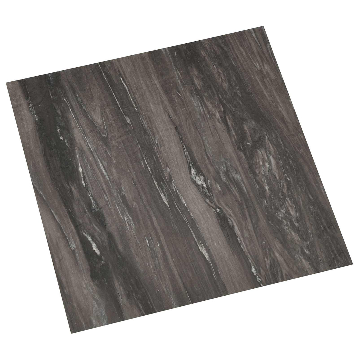 Selvklæbende Gulvplanker Mørkegrå 30,5 x 30,5 cm 20 stk. PVC