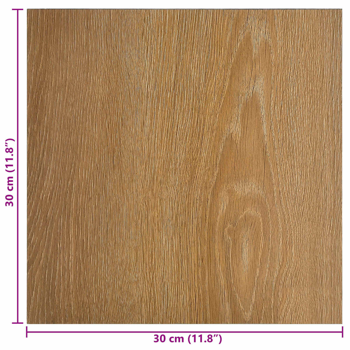Selvklæbende Gulvplanker træ 30,5 x 30,5 cm 20 stk. PVC