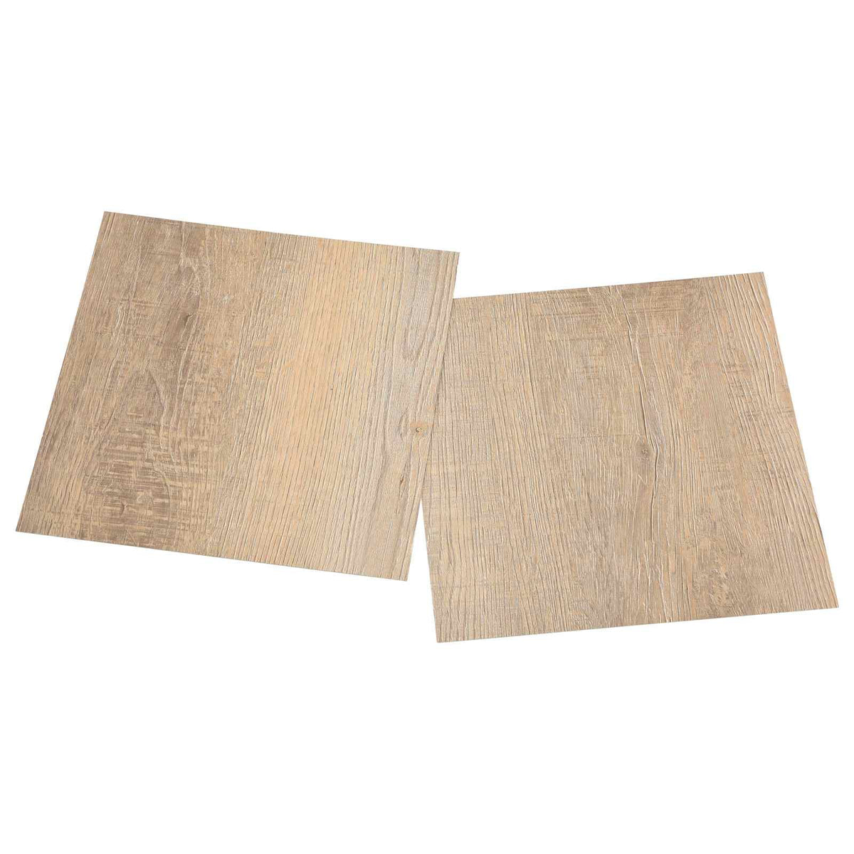 Selvklæbende Gulvplanker Mørkebrun og Grå 30,5 x 30,5 cm