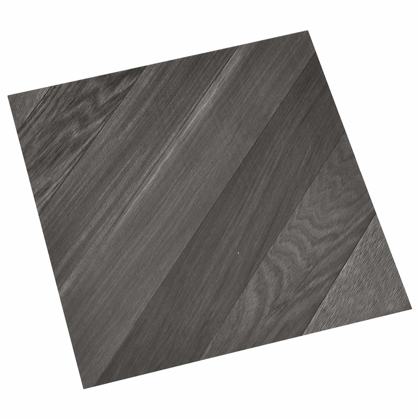 Selvklæbende Gulvplanker Stribet Grå 30,5 x 30,5 cm 20 stk. PVC