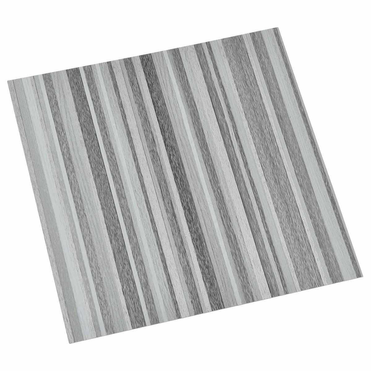 Selvklæbende Gulvplanker Grå og sort 30,5 x 30,5 cm 20 stk. PVC