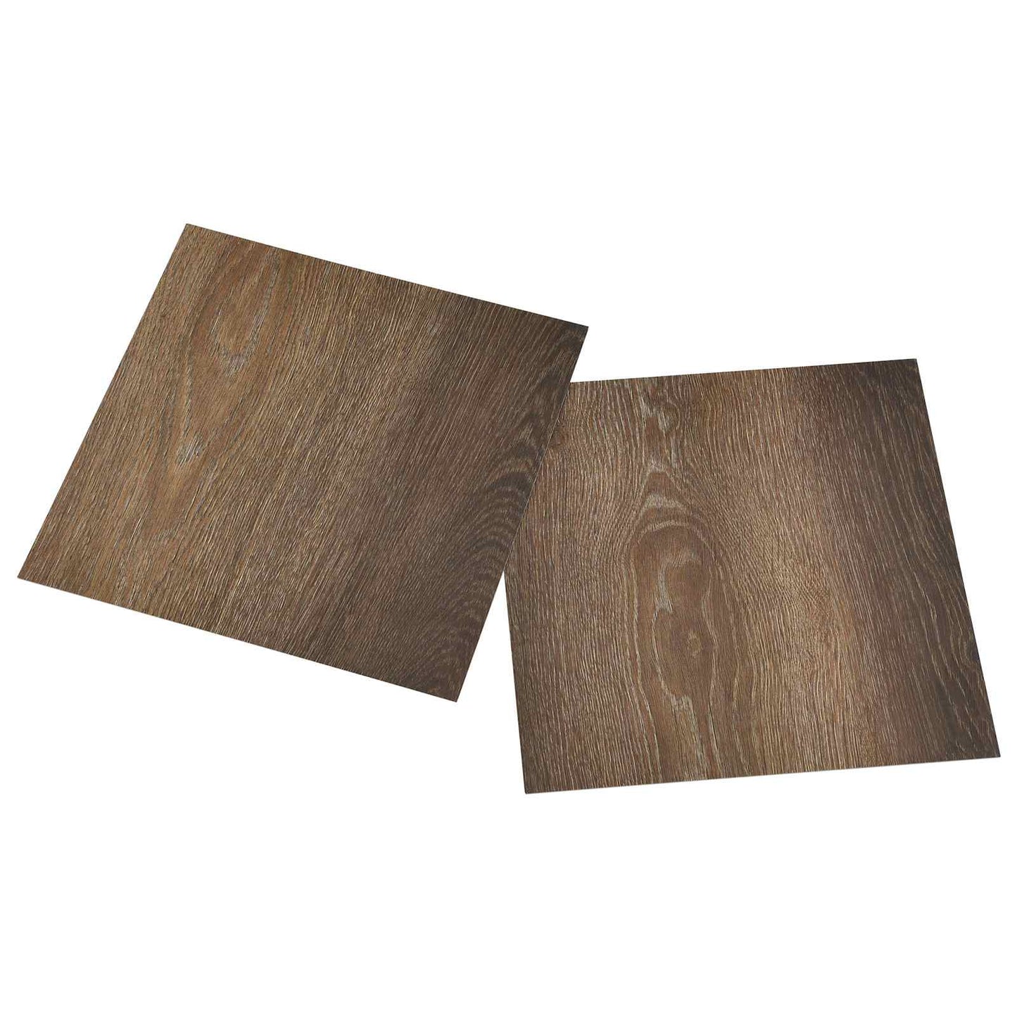 Selvklæbende Gulvplanker Brun og sort 30,5 x 30,5 cm 20 stk.