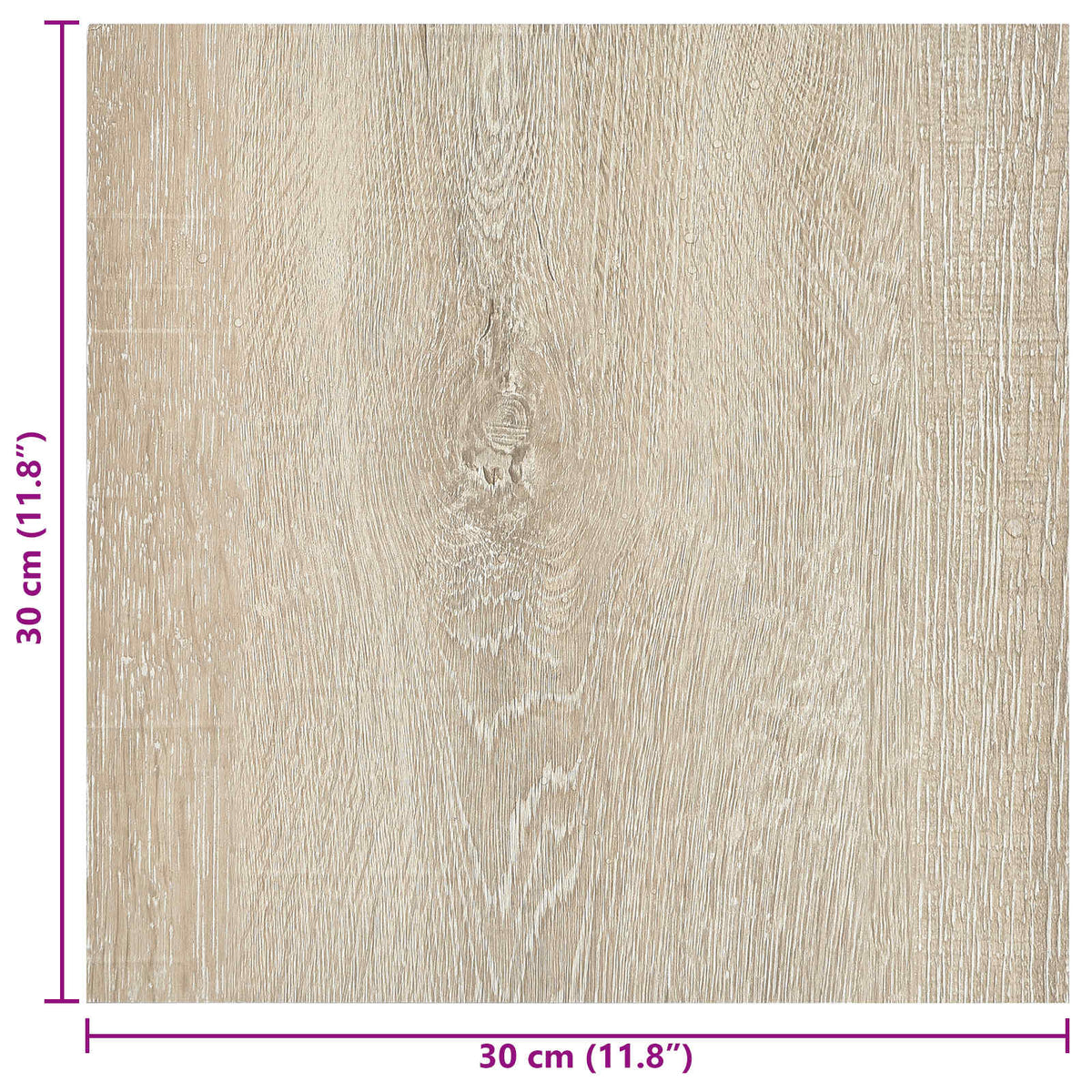 Selvklæbende Gulvplanker Brun og Beige 30,5 x 30,5 cm 20 stk.