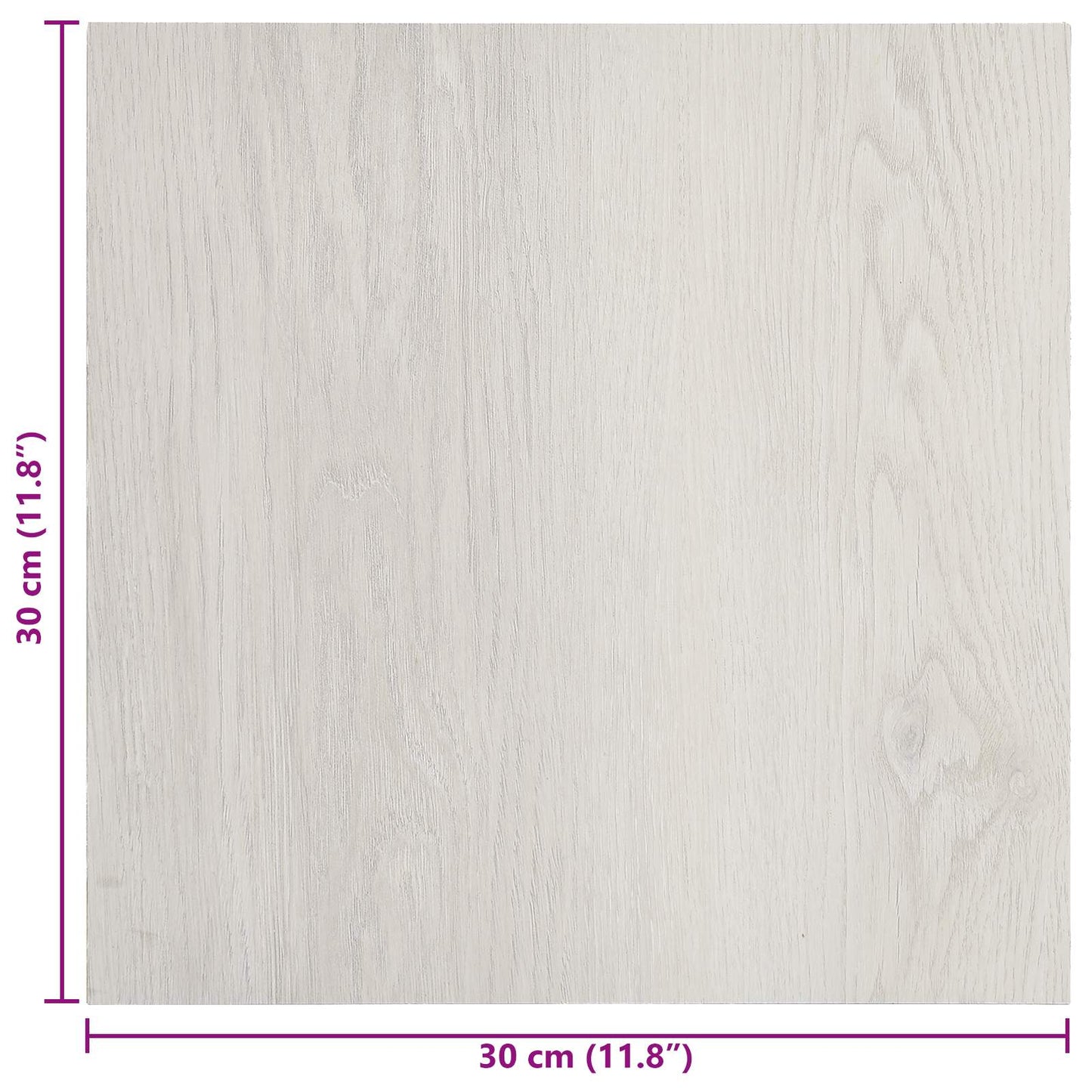 Selvklæbende Gulvplanker Lys beige 30,5 x 30,5 cm 20 stk. PVC