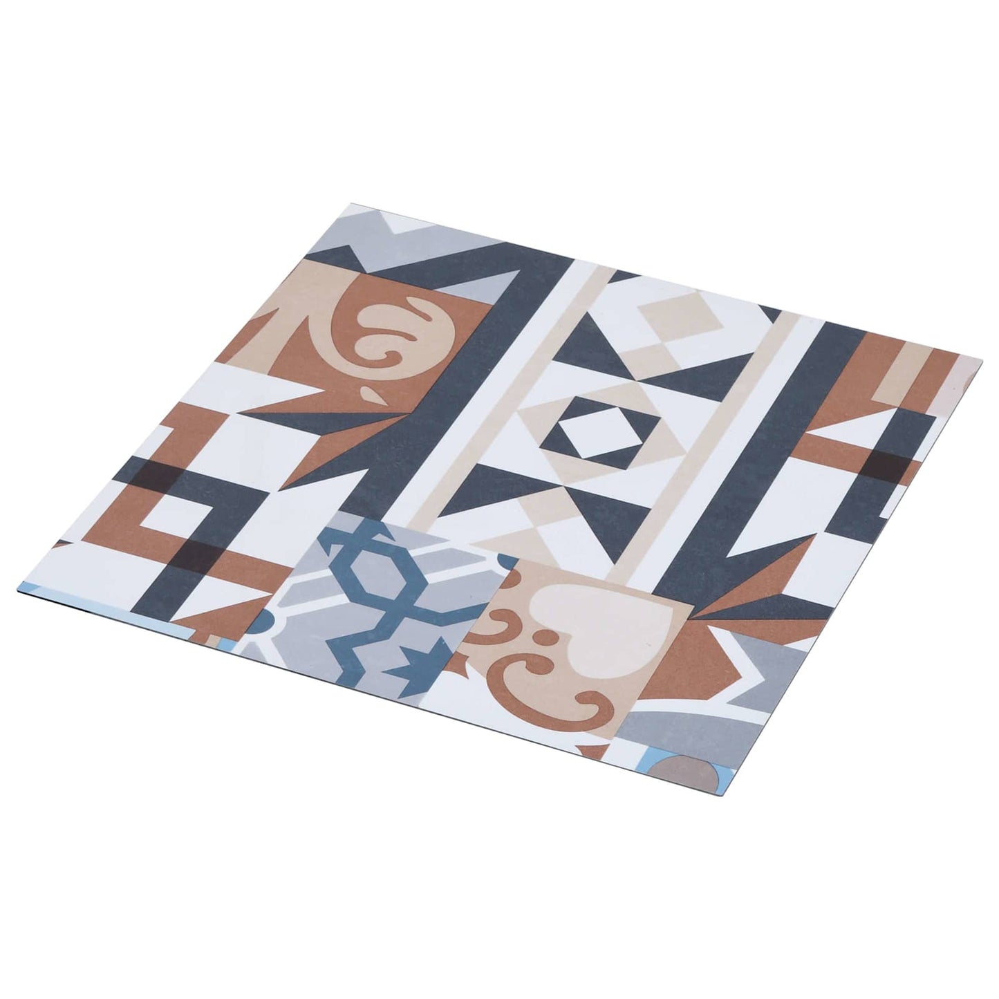 Selvklæbende Gulvplanker Mono Mønster 30,5 x 30,5 cm 20 stk.