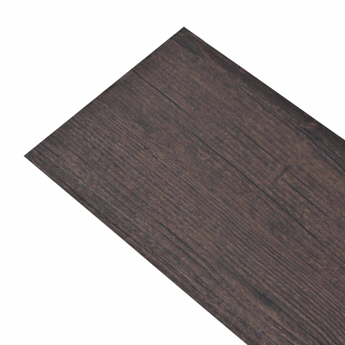 Selvklæbende PVC Plankegulve Mørk Brun 30,5 x 61 cm 28 stk. PVC