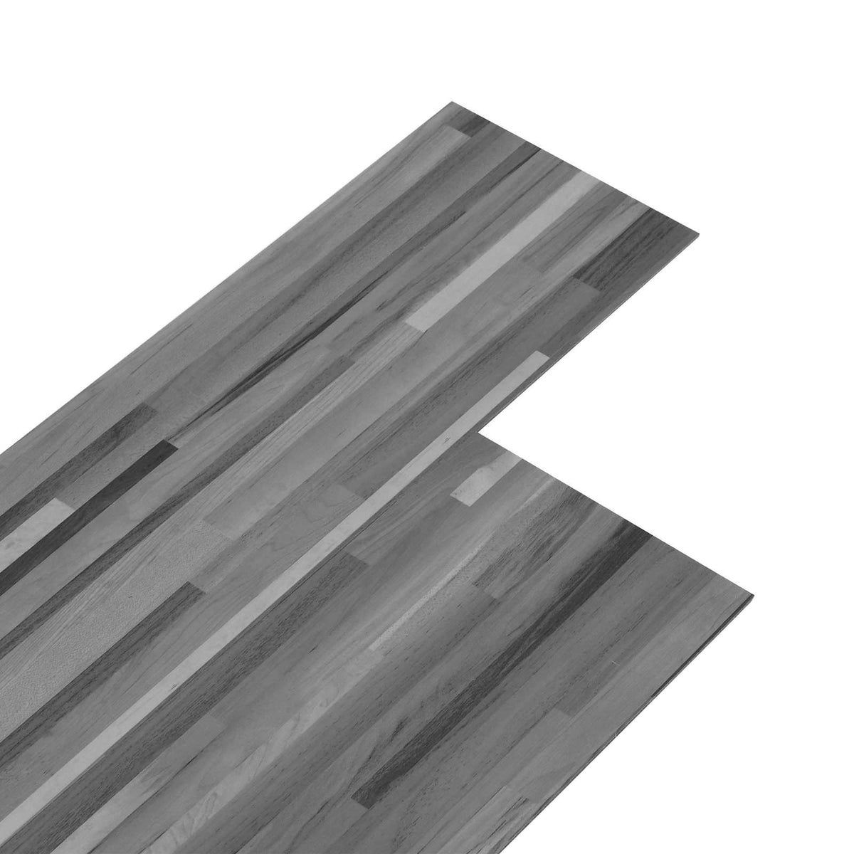 Selvklæbende PVC Plankegulve Stribet Grå 30,5 x 61 cm 28 stk.