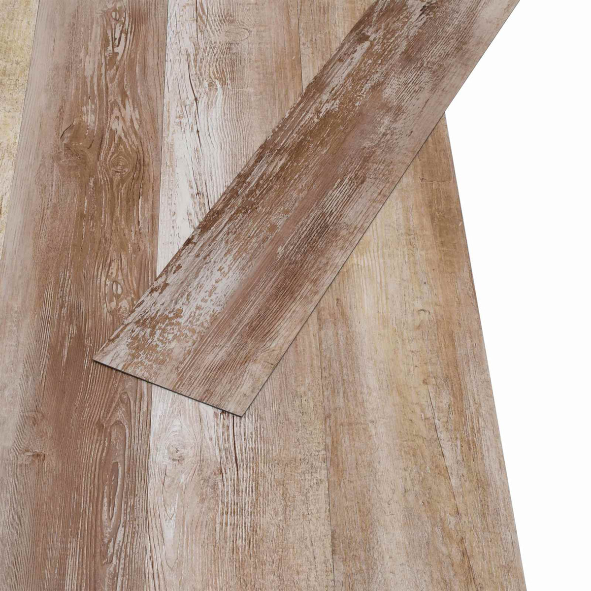 Selvklæbende PVC Plankegulve Vasket Træ 30,5 x 61 cm 28 stk.