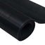Gulvmåtte med fine ribber Sort 1 x 2 m Gummi