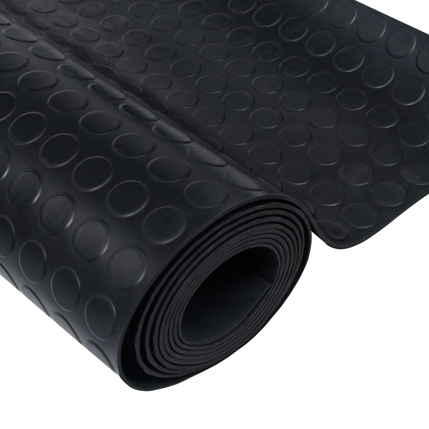 Gulvmåtte Sort 1,5 x 4 m Gummi