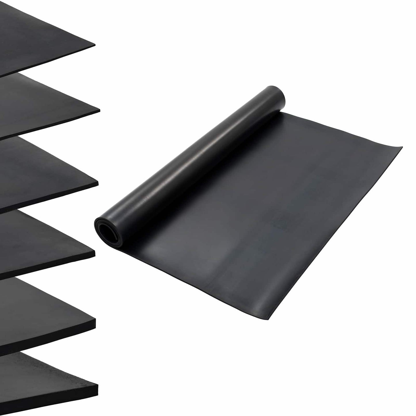 Gulvmåtte Sort 1,2 x 2 m Gummi