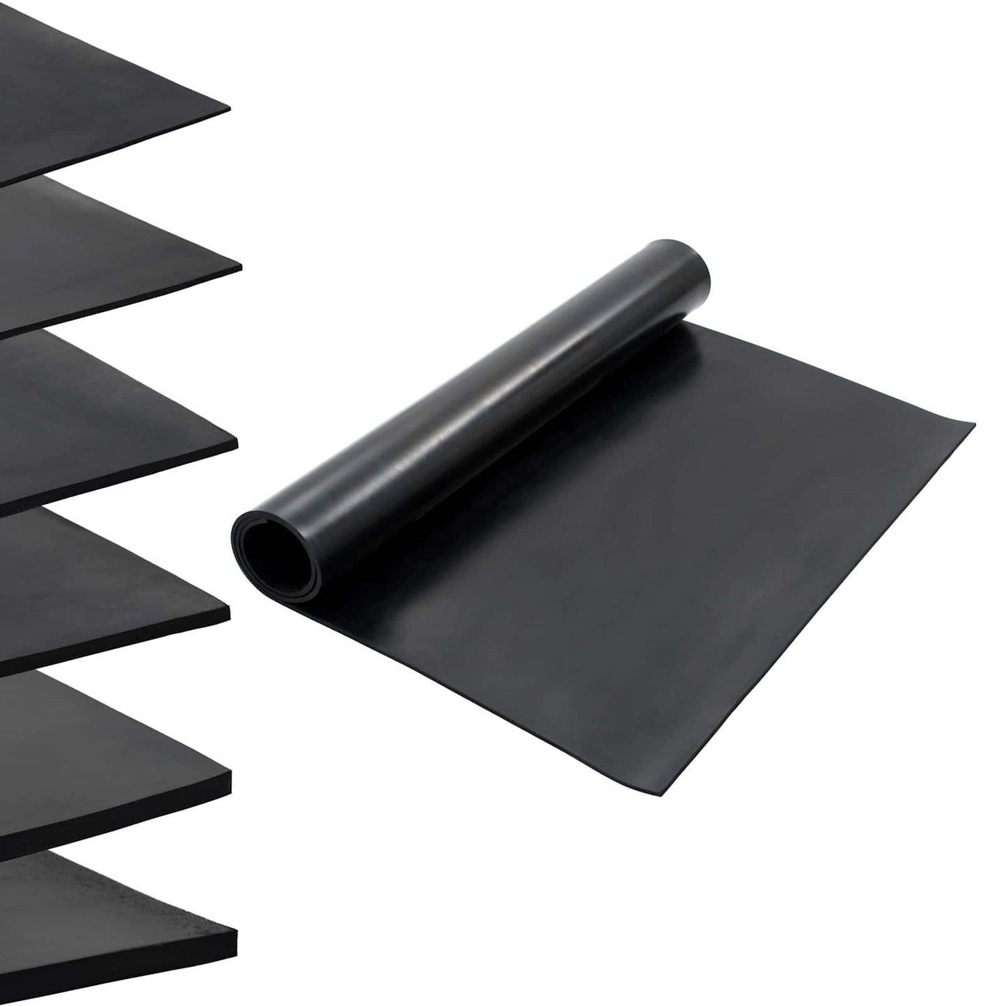 Gulvmåtte Sort 1,2 x 2 m Gummi