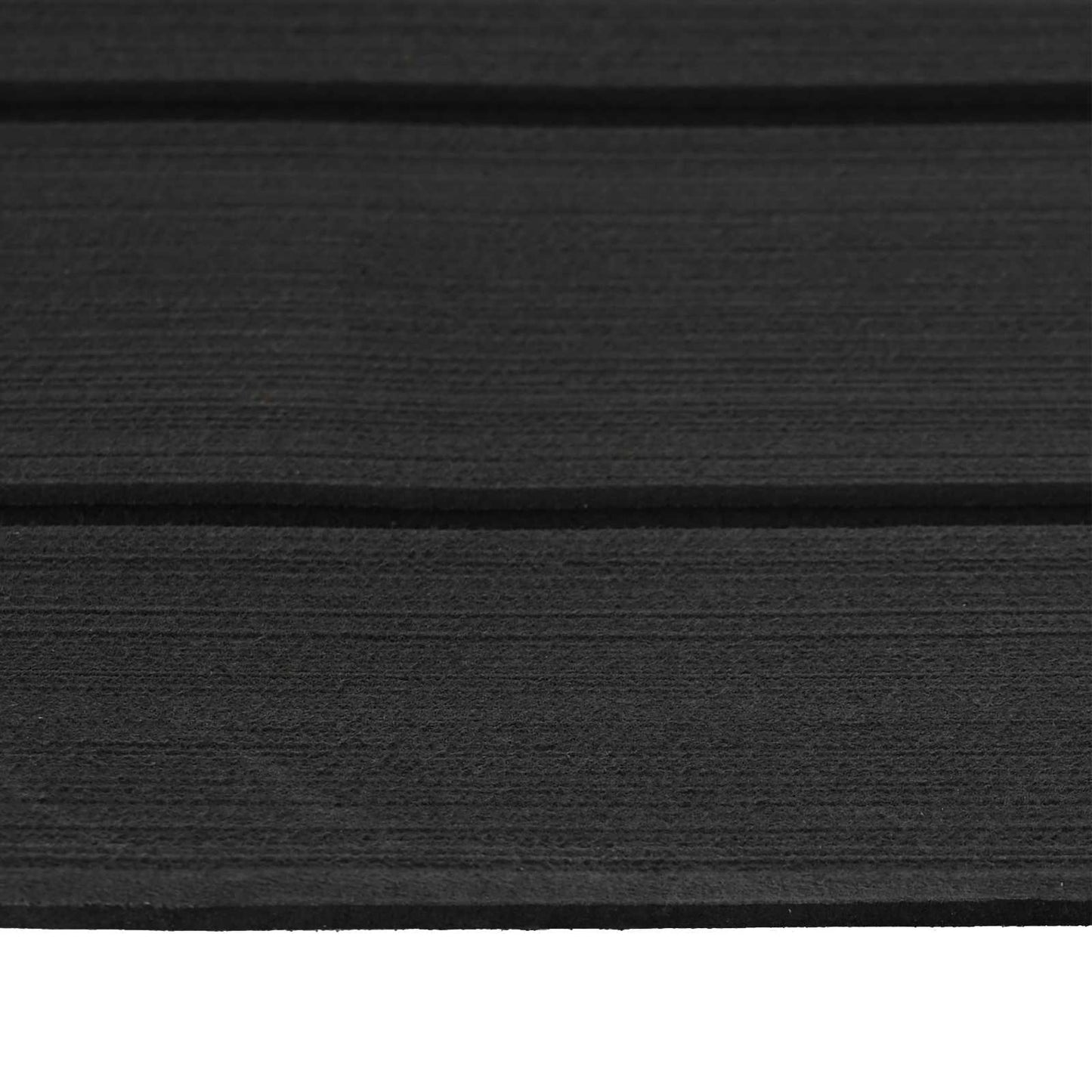Bådmåtte Stribet Mørk Grå og Sort 240 x 90 cm EVA