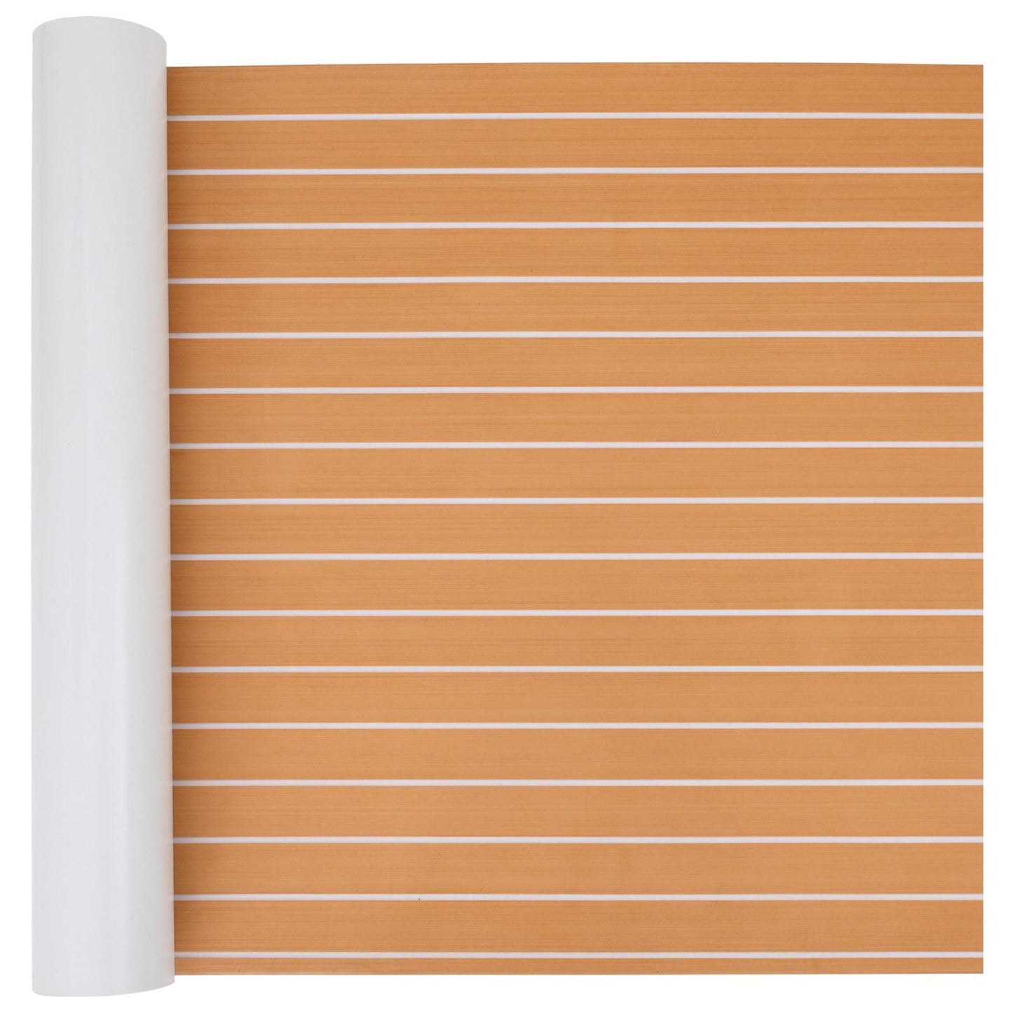 Bådmåtte Stribet Brun og hvid 240 x 90 cm EVA