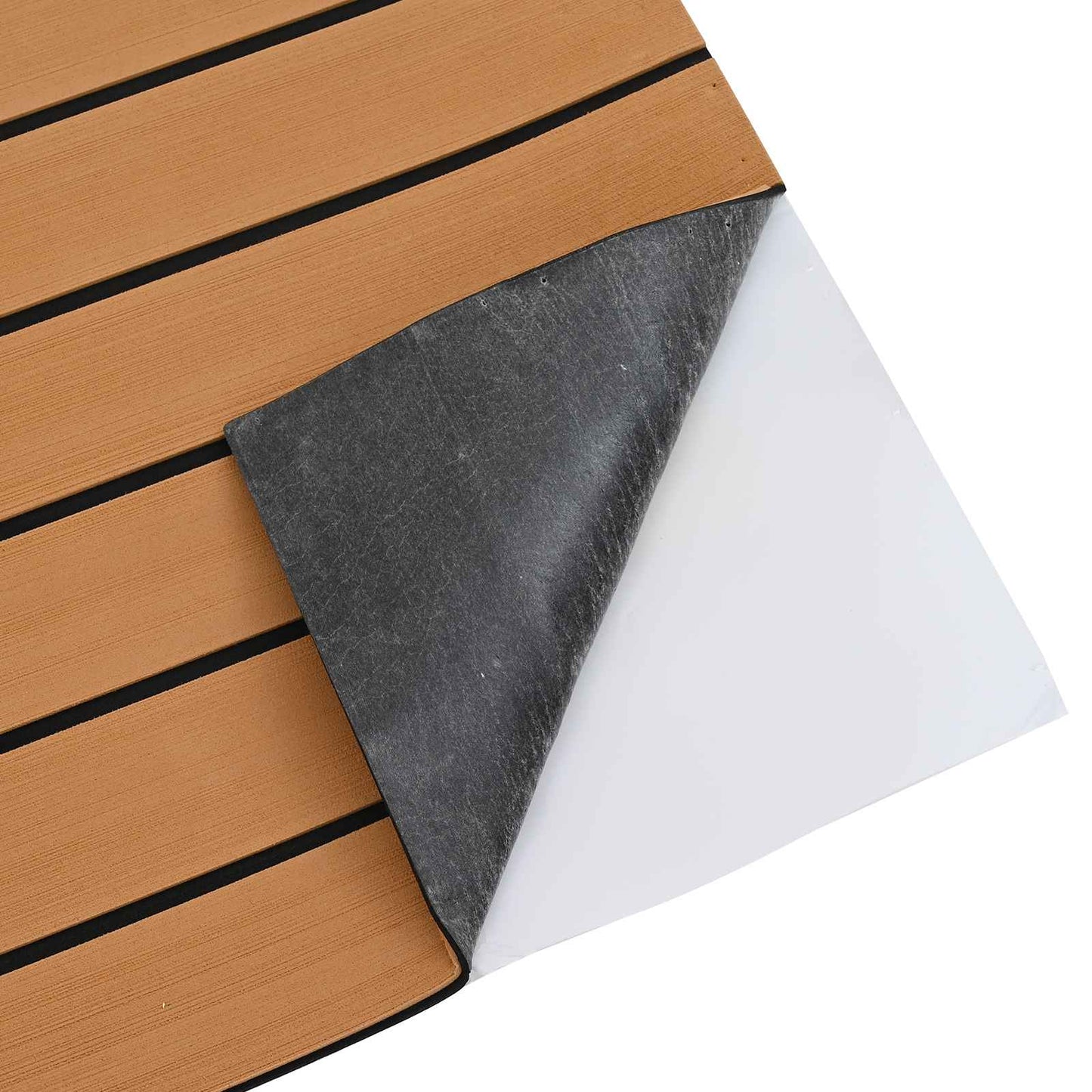 Bådmåtte Stribet Brun og sort 240 x 60 cm EVA
