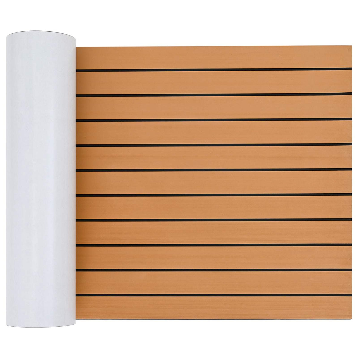Bådmåtte Stribet Brun og sort 240 x 60 cm EVA