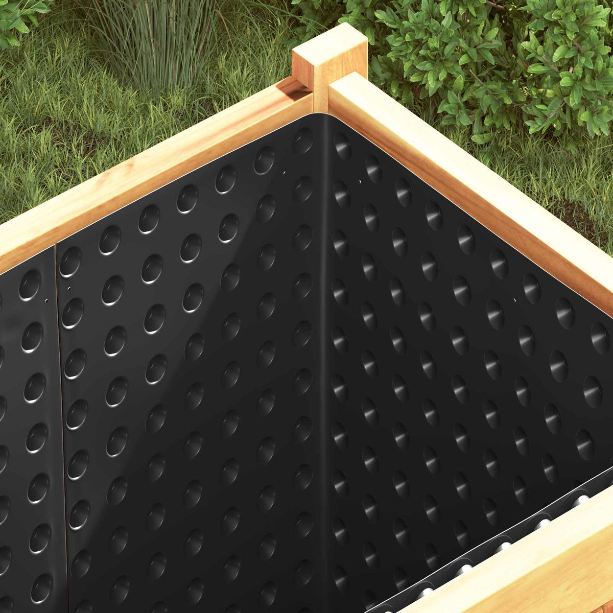 Dimpled Drænplade Sort 0,5 x 10 m HDPE