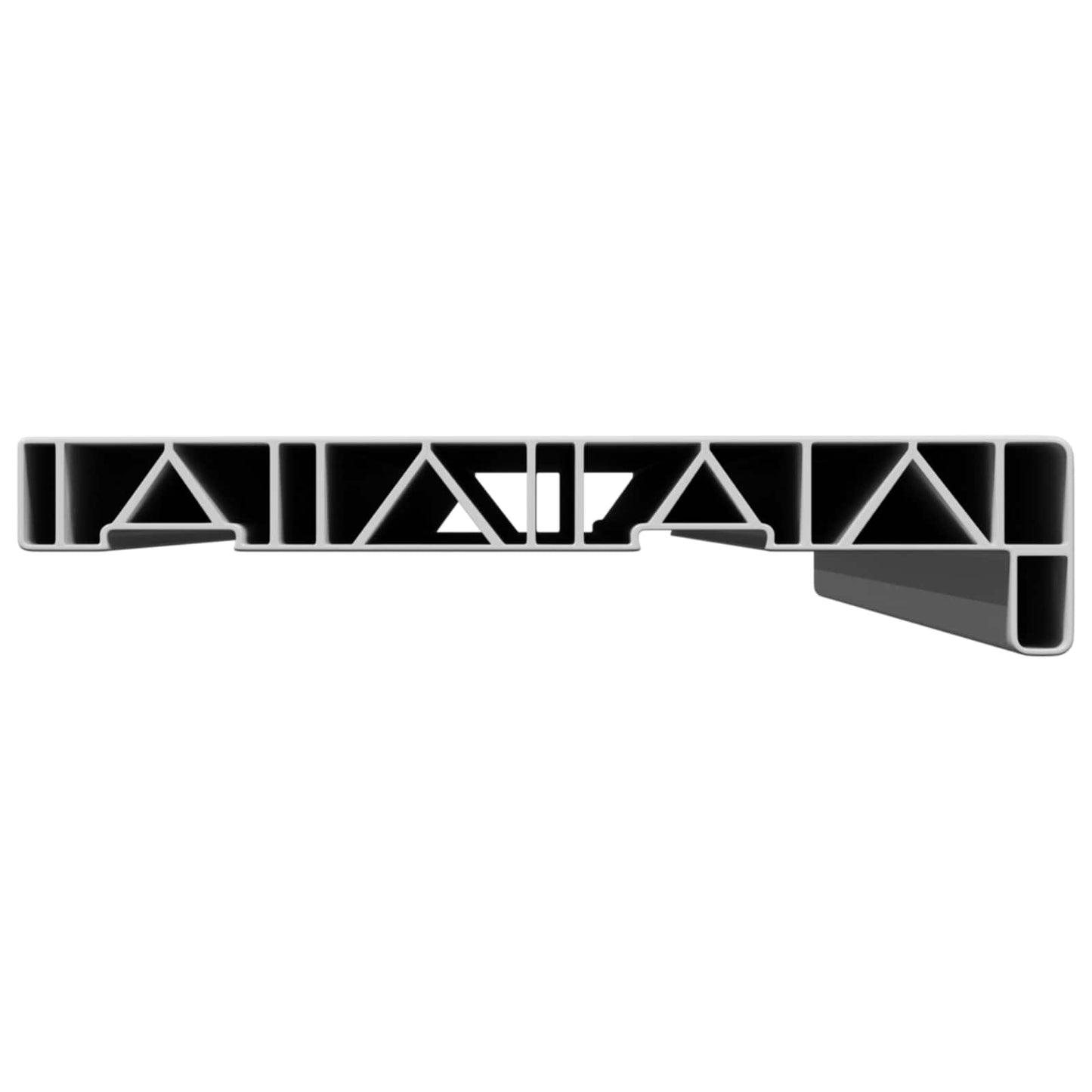 Vindueskarm Hvid 80 x 20 x 4,5 cm PVC
