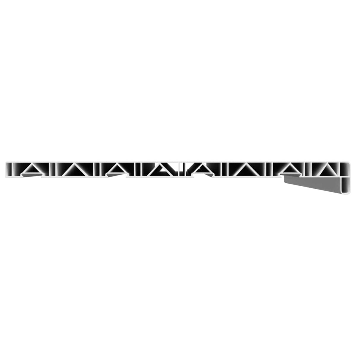 Vindueskarm Hvid 60 x 45 x 4,5 cm PVC