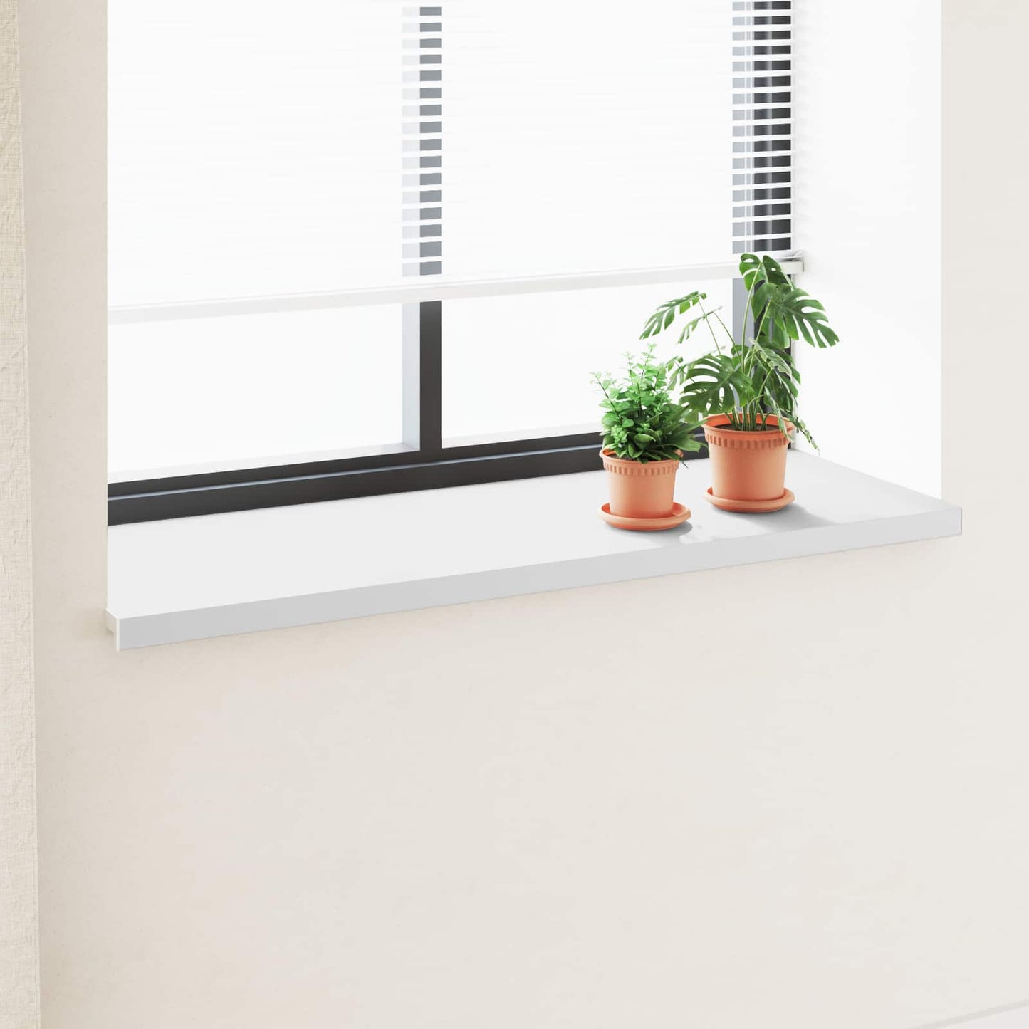 Vindueskarm Hvid 120 x 50 x 4,5 cm PVC
